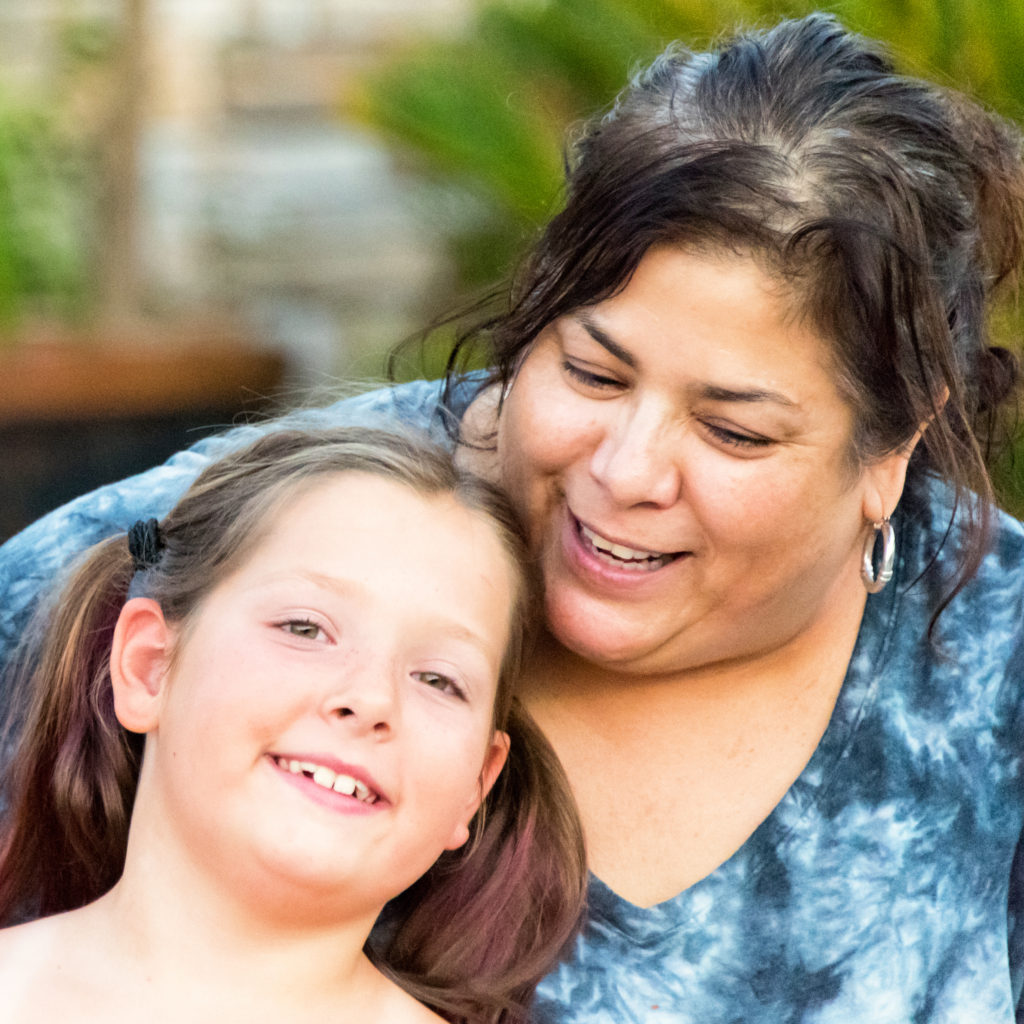 Mother and daughter